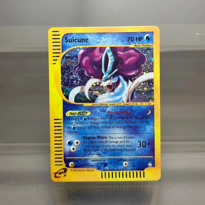 PKM-Karten Steelix Alakazam Scizor Einzelfolienkarten Raichu Slowking Game Collection-Karten PTCG-Ersatzkarten Aquapolis-Serie