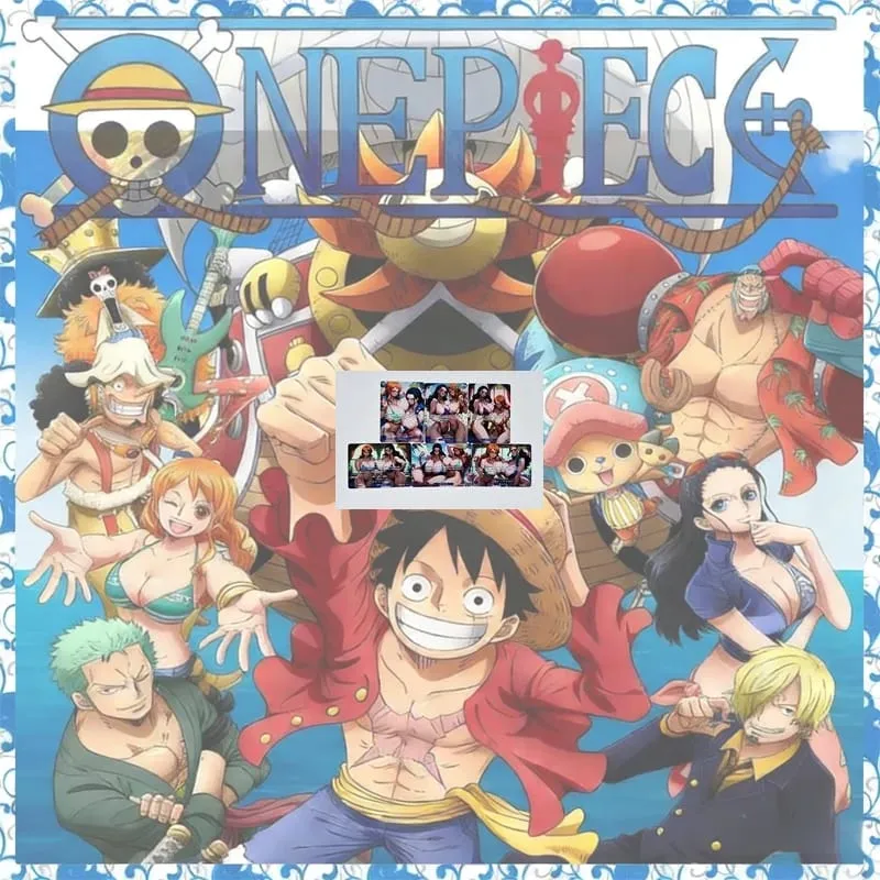 Anime One Piece Diy Color Flash Cards Hancock Perona Nami Robin Yamato Collection Cards Christmas Birthday Gifts Children's Toys