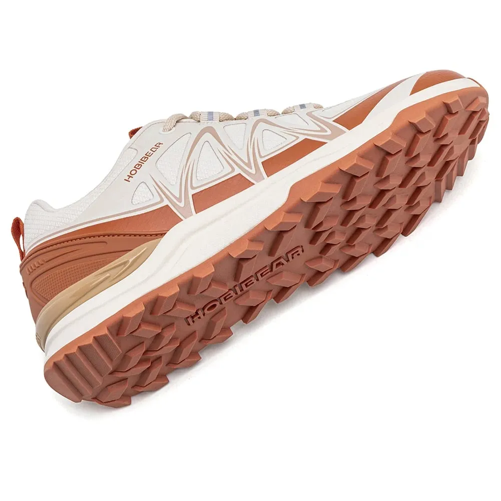 Unisex Wide Width Hiking Sneakers Outdoor Trail Running Shoes Artificial Leather Non Slip Lace-Up Walking Sneaker