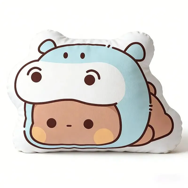 Cute Cartoon Bubu Dudu Plush Pillows Soft Kawaii Yier Panda Throw Pillow Sofa Ornament Sleeping Companion Pillow for Adult Gifts
