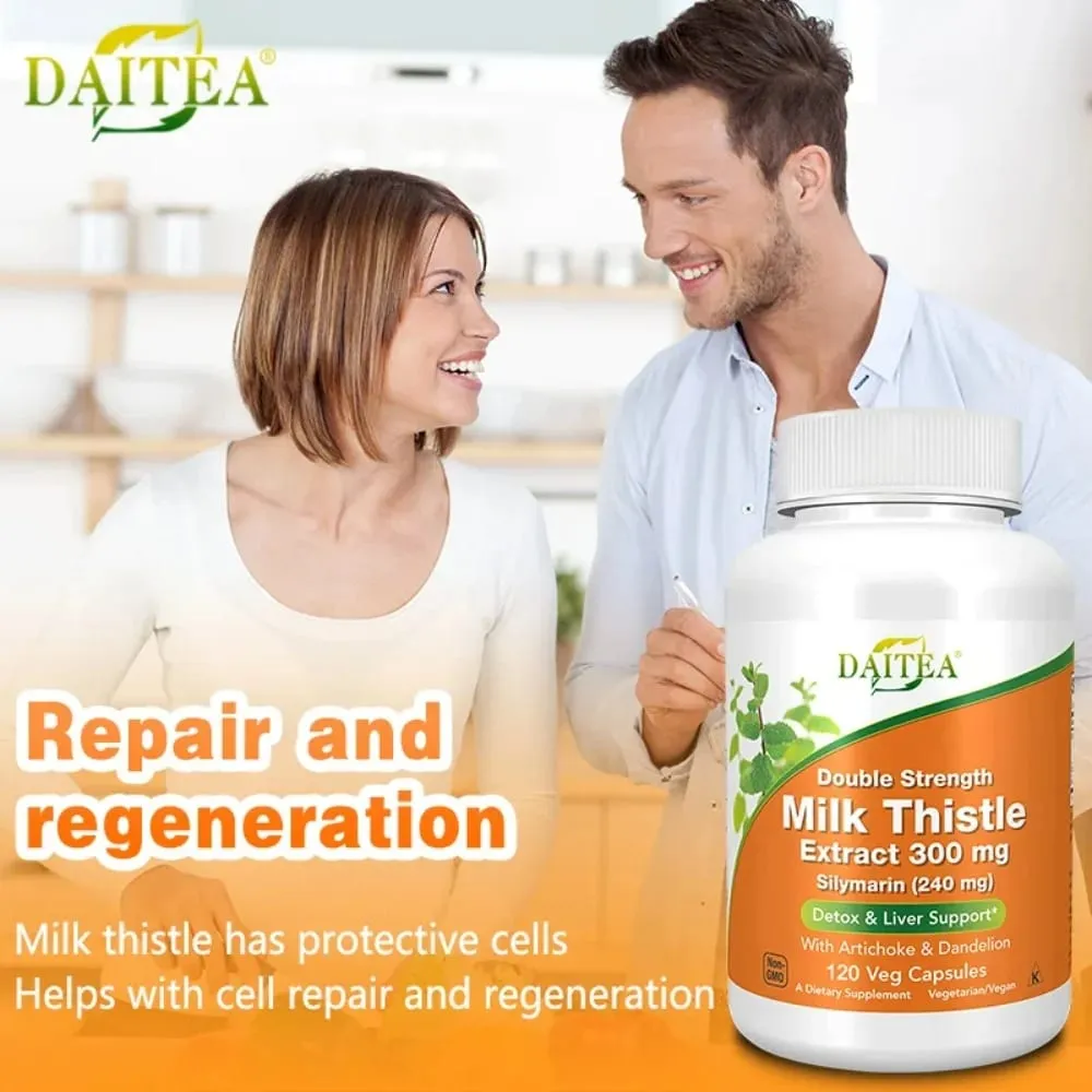 Liver Health Detox Cleanse Supplement | Artichoke Extract Milk Thistle & Dandelion Support A Healthy Liver Detoxify