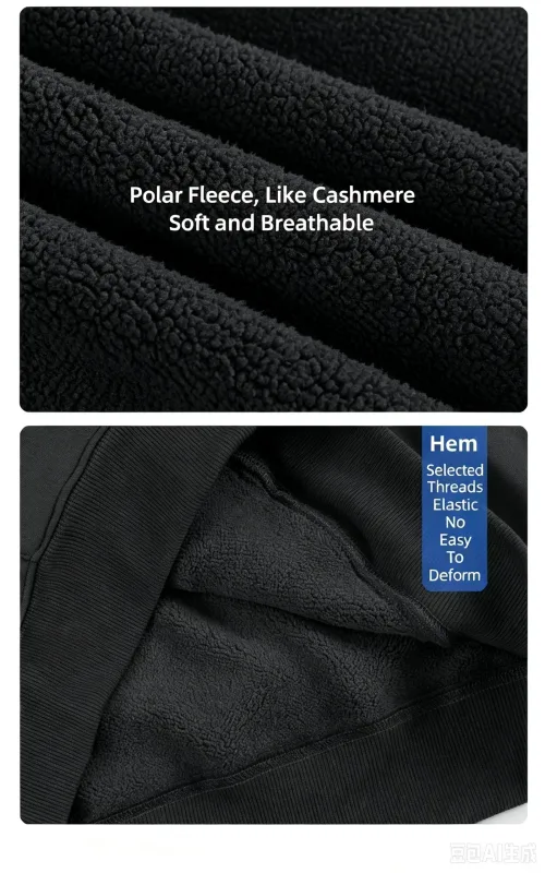 Men's Hoodie Autumn Winter High Grade Warm Sweatshirt Male Daily Casual Fashion Pullover Outdoor Gym Fitness Sporty Hooded Coats