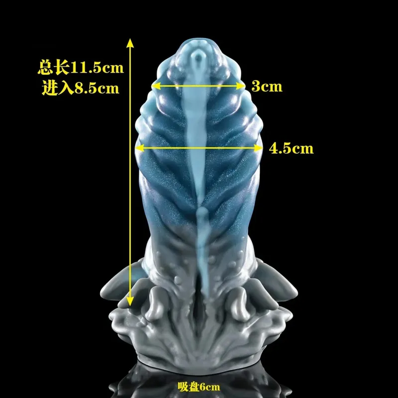 12 Zodiac Signs Series Alien-shaped Penis Realistic Dildo Vaginal Anal G-spot Stimulator with Suction Cup Orgasm Adult Sex Toys