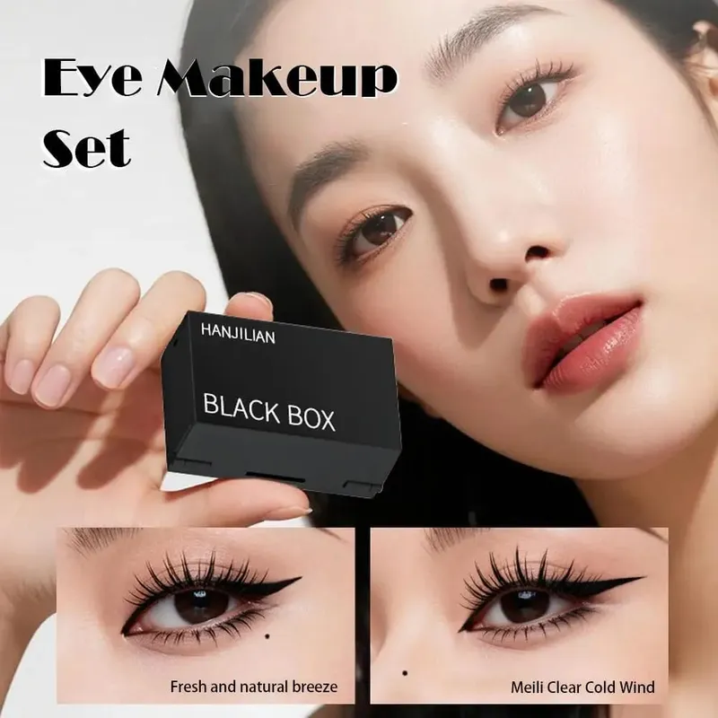 3 σε 1 Lower Eyelash Stamp Eyeliner & Mole 3s Fast Application Φορητό Σετ Ματιών Φυσικό Αντιολισθητικό Μακιγιάζ μακράς διαρκείας P0E6 — image 3