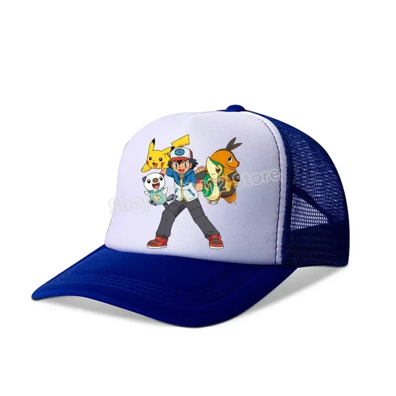Pokemons Baseball Cap Pikachu Charizard Gengar cartoon Peaked Hat Kid Adult Summer Outdoor Sport Hat Boy Casual Fashion Cap Gift