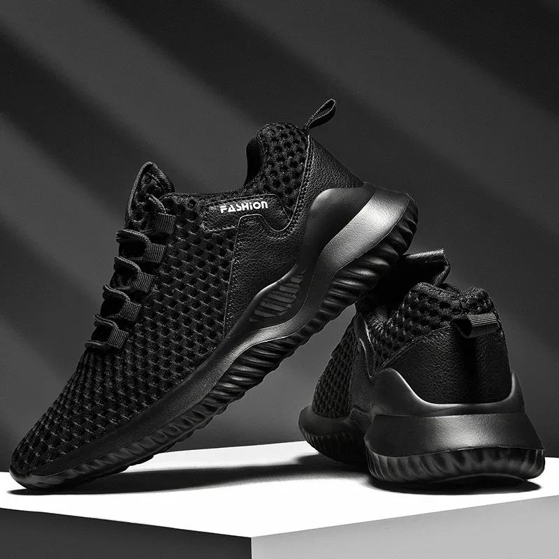 Summer Tennis Casual Mesh Shoes Breathable Hollow training fitness Platform Soft Bottom Running Lightweight Vulcanized Shoes — image 8