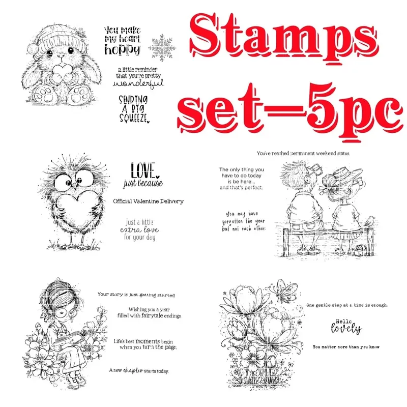 2026 Christmas Halloween Release Clear Stamps DIY Scrapbook Embossed Handcraft Paper Card Album Craft Template Supplies Newest