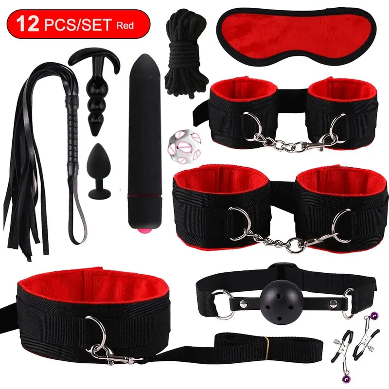 Kits Sex Bondage Vibrators Sex toys for Women Couples Adult 18 Handcuffs erotic accessories anal plug Dildo Sexy Toys Shop
