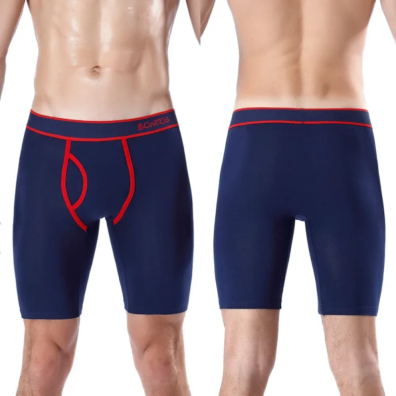 2026 novo estilo de algodão voar boxer perna longa roupa interior para o homem shorts tamanho grande e calcinha homme marca luxo boxerhomme cuecas