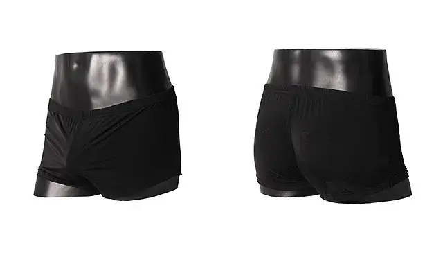 Panlalaking Kasuotang Panlalaki Ice Silk Boxer Shorts homme Solid Mid-rised U Convex Pouch Underpants Cueca Panlalaking Arrow Pants Plus Size M-XXL