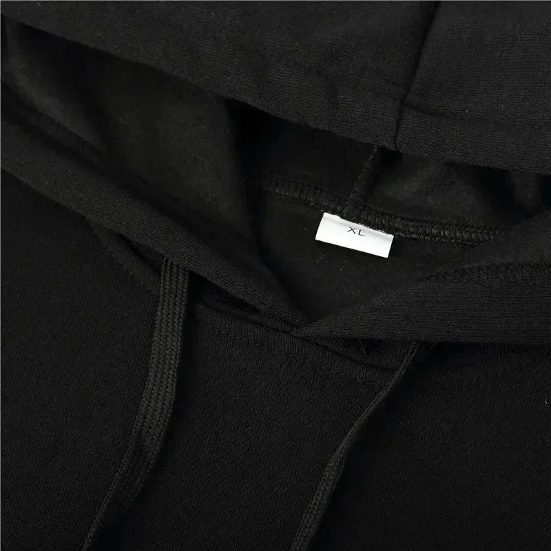 Casual Men's Hoodie 3D Simple Letter Printed Polyester Long Sleeve Tops Outdoor Street Cool Spring And Autumn Hoodies Sweatshirt