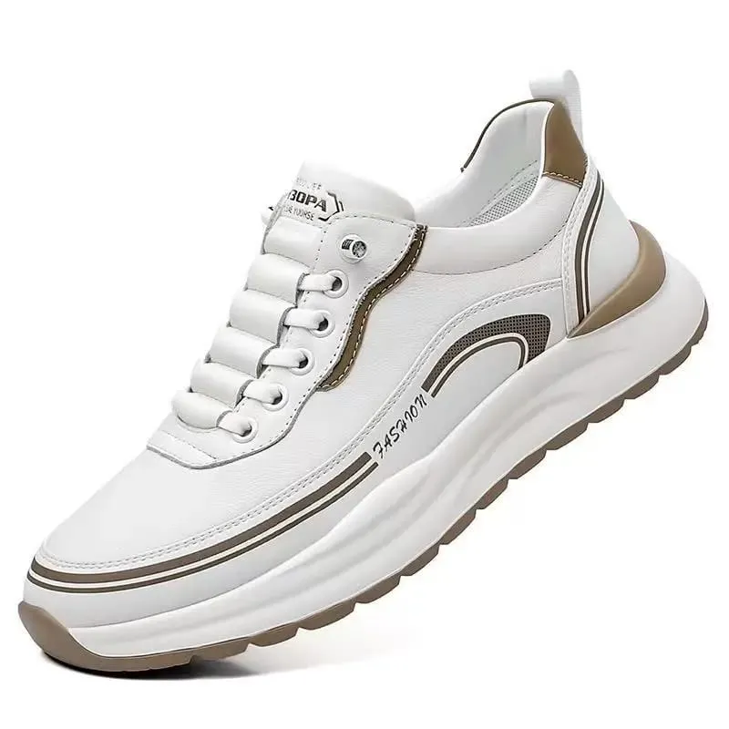 Large size summer new breathable wear-resistant men's shoes casual comfort sneakers men's fashion versatile thick soled shoes