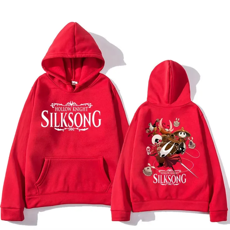 Hollow Knight Silksong Hot Game Hoodies Long Sleeve Fashion Casual Pullovers High Street Women Men Sweatshirt Fashion Streetwear — image 9