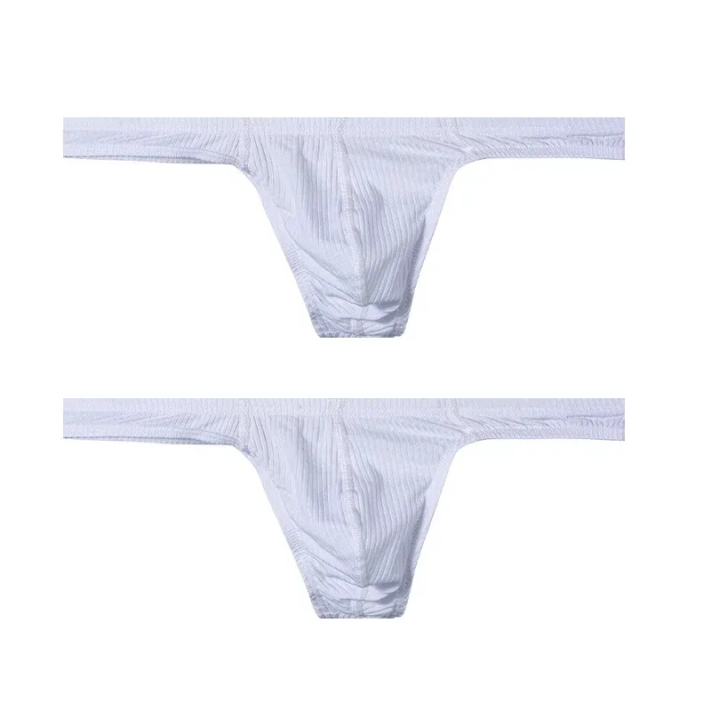 Cotton Men's Big Pouch Thong Panties Men Cotton Sports Running Underwear Comfortable Seamless Male G-string Briefs