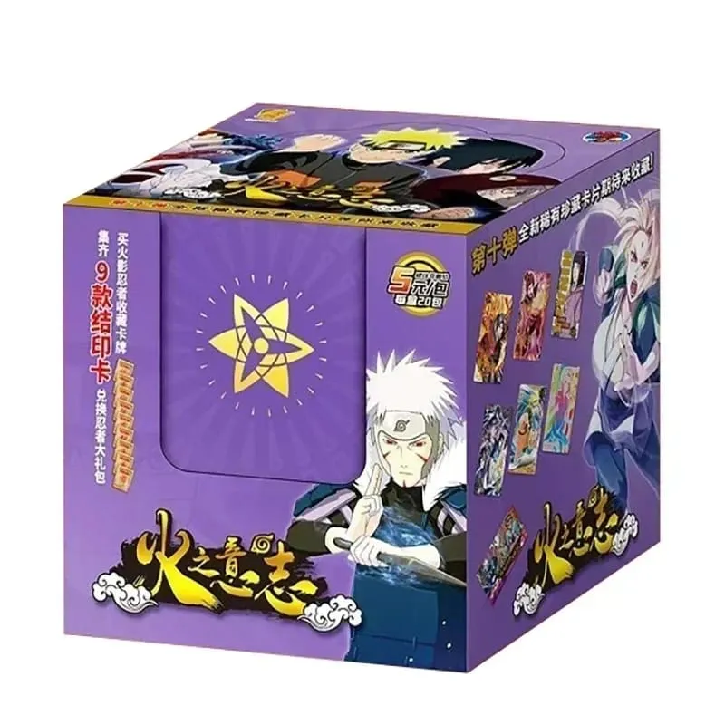 Genuine Anime Naruto Cards Shippūden Kakashi Ninja TCG SSR Rare Trading Collection Cards Battle Carte for Children Toy Gifts