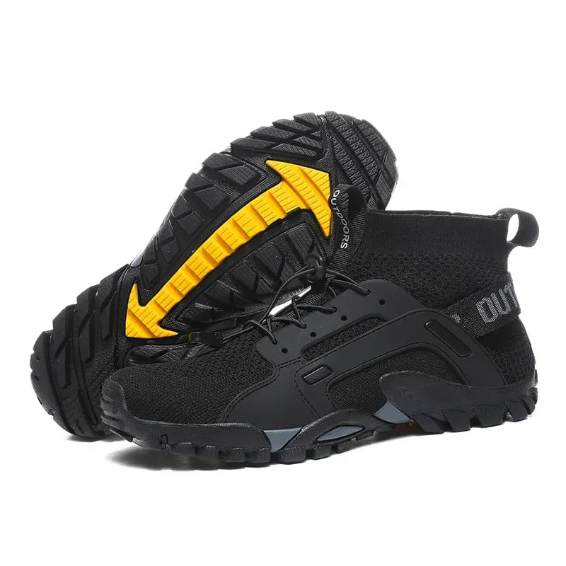 Unisex Hiking Wading Shoes Outdoor Climbing Cross-Country Fitness Shoes Anti-Slip Waterland Two-Purpose Fishing Trekking Shoes