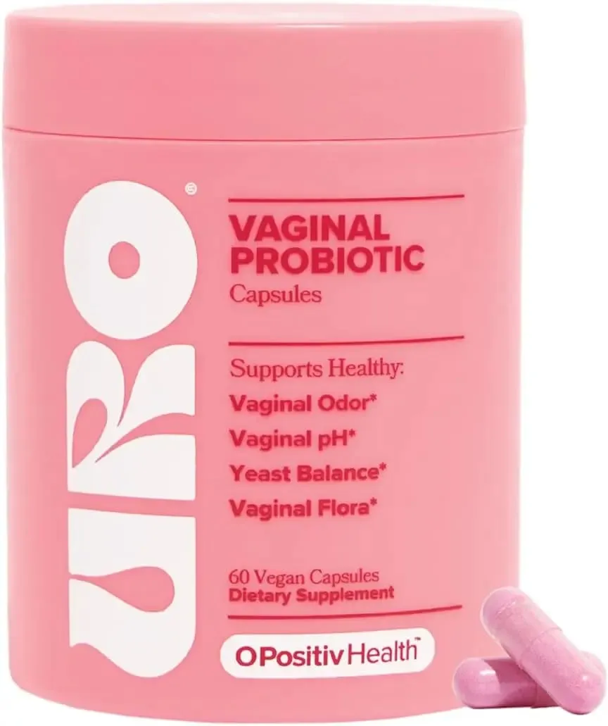 O Positiv Vaginal Probiotics for Women pH Balance Vaginal Odor & Flora - Vaginal Healthy Supplement - 60 Vegan Capsules