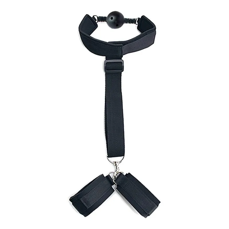 No Vibrator Ερωτικά Slave Παιχνίδια σεξ για Γυναίκα Ζευγάρια BDSM Bondage Σετ ποδιών Ανοιχτά συγκρατήματα λαιμού Χειροπέδες στον αστράγαλο Ιμάντες μανσέτας Κατάστημα