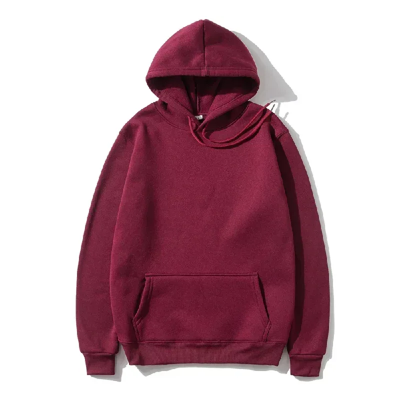 Men's Hoodies Women Pullover Spring Autumn Casual Hoodie Sweatshirts Solid Color Hoodies Oversize Black Sweatshirt For Male