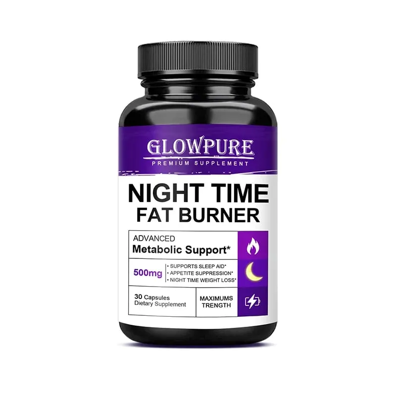 Boost Metabolism & Suppress Appetite with Night Time Fat Burner - Healthy Weight Management Capsules for Weight Loss