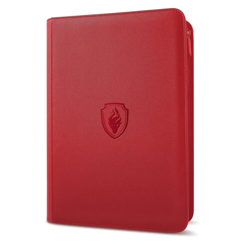9 Pocket Zipper Card Binder 360 Trading Card Holder Book Premium PU Cover Zip Binder for Cards Durable Side Loading Card