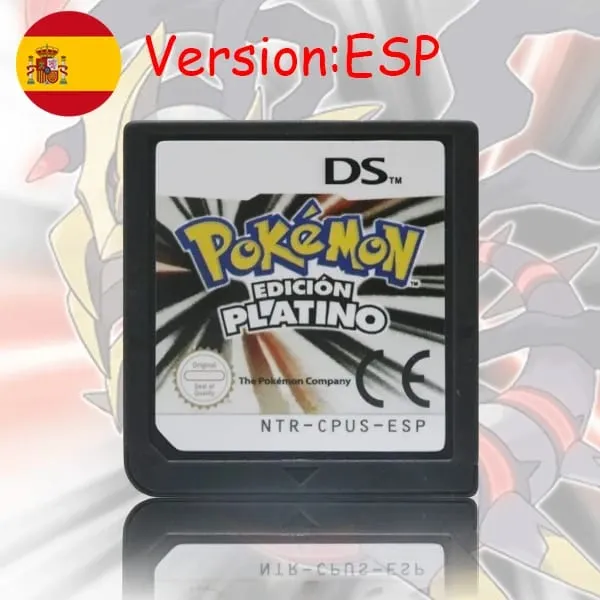 NDS Game Cartridge Pokemon Series Platinum Pearl Diamond HeartGold SoulSilver USA/EUR/FRA/ITA/NOE/AUS/ESP Version for NDS