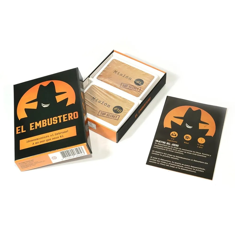 El Embustero Spanish Fun Party Card Game Strategy Bluffing & Creative Word‑Association Game for Friends to Unmask the Impostor