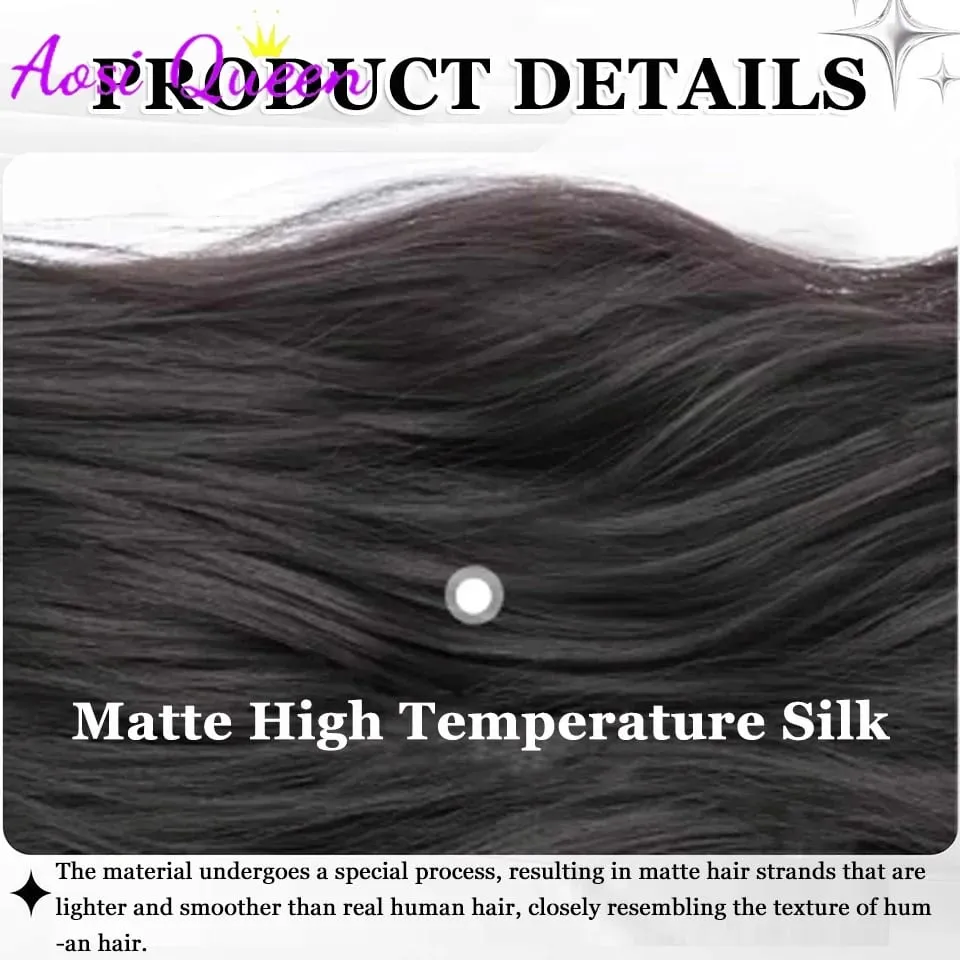 Synthetic Short Light Natural Men's One-piece Korean Style Invisible Wolf Tail Mullet Wig Extensions