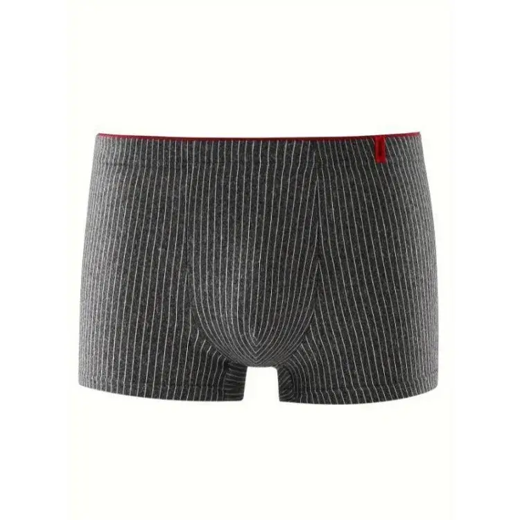 Men's Boxer Underwear Soft Breathable And Comfortable Briefs Striped Trendy Personality Casual Loose Boxers Panties Stylish