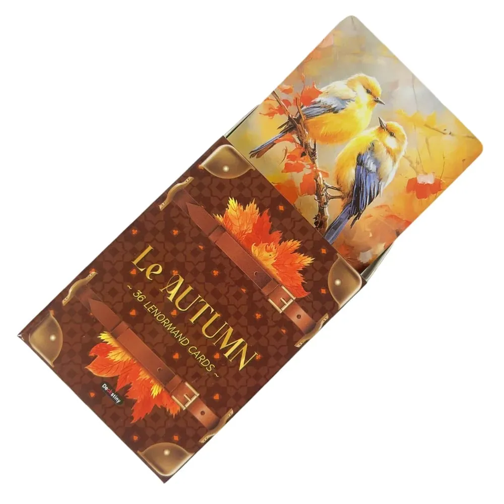 Lenormand Tarot Deck Le Autumn Collection for Divination And Fortune Telling Oracles Deck Board Game Tarot Card Game