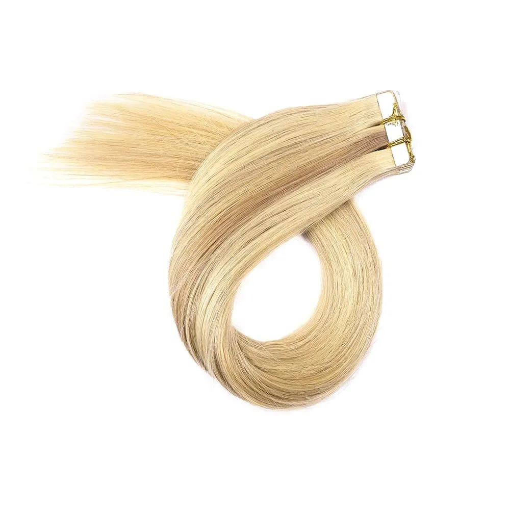 14-24" Invisible PU Extensions 50g Brazilian Remy Human Hair Tape in Hair Extensions Real Human Hair for Women Hair Extensions