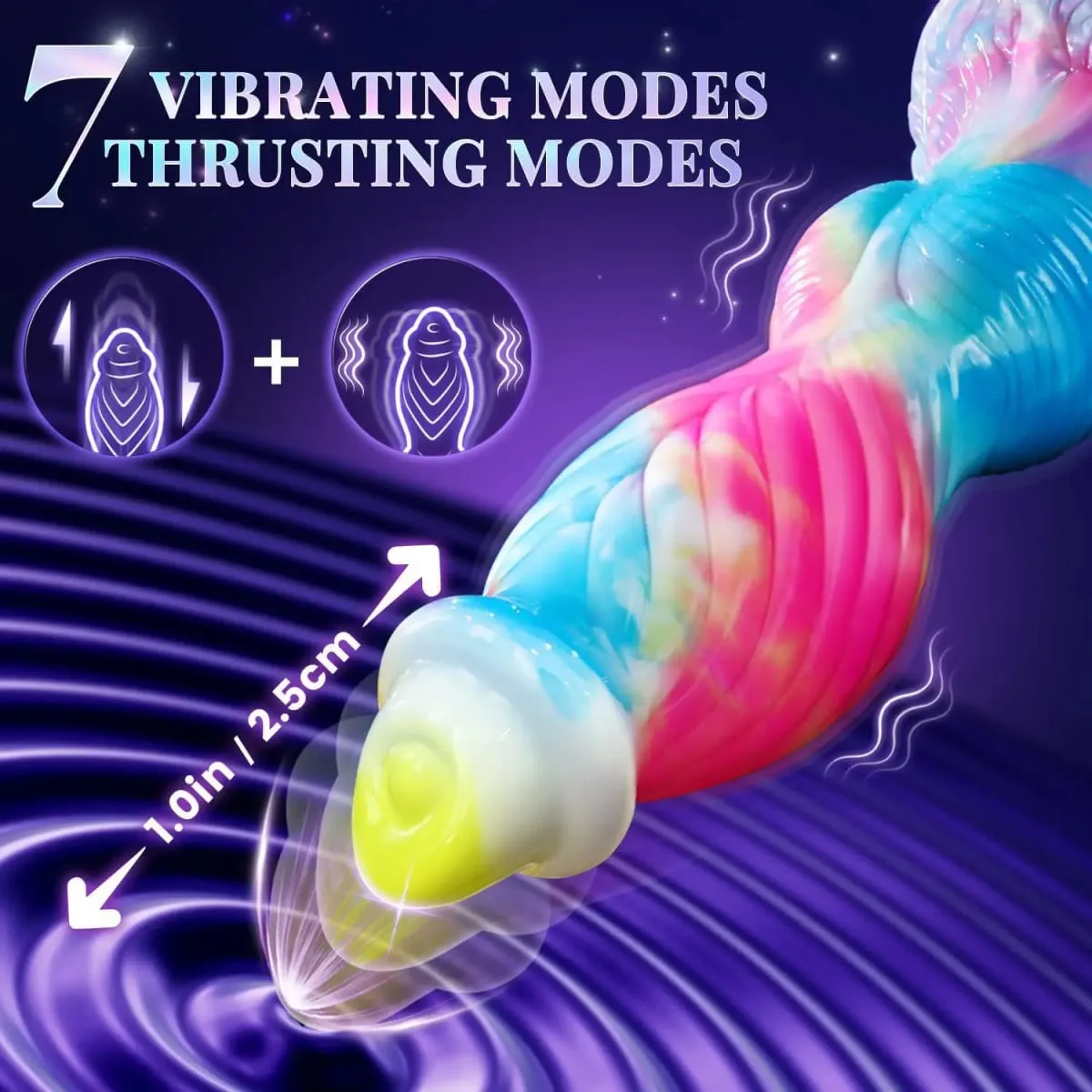 Remote Control Thrusting Monster Dildo Vibrator Thick Huge Vibrating Dildo with Suction Cup Anal Toys Adult Sex Toys for Women