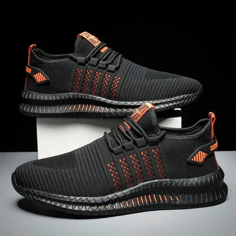 Fashion Sneakers Lightweight Men Casual Shoes Breathable Male Footwear Lace Up Walking Shoe Mens Casual Summer Shoes