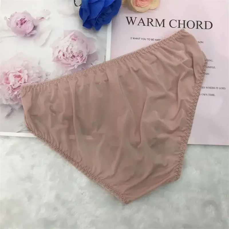 Sexy men's underpants for men's daily ultra-thin translucent concave convex style briefs Soft and breathable gay underwear