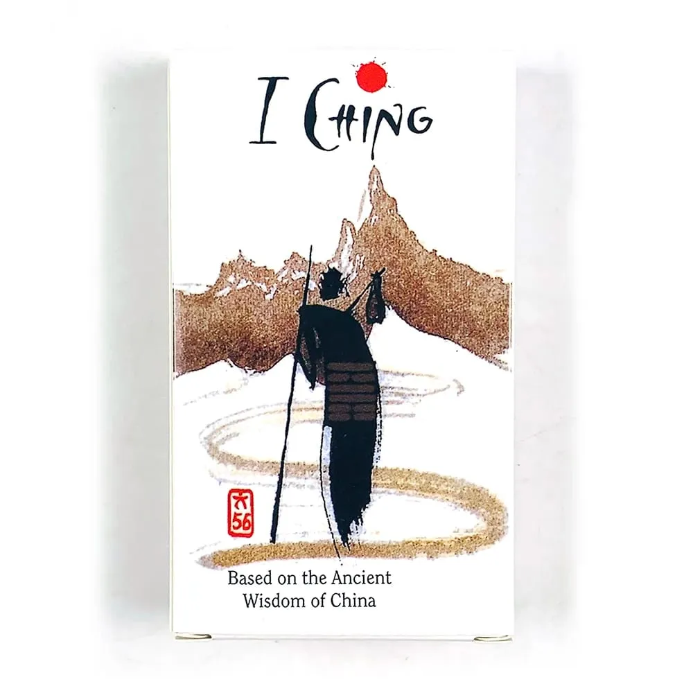 I Ching Tarot Cards Wisdom Of China A 64 Oracle with Ink Painting Art English Visions Divination Edition Borad Game Card Game