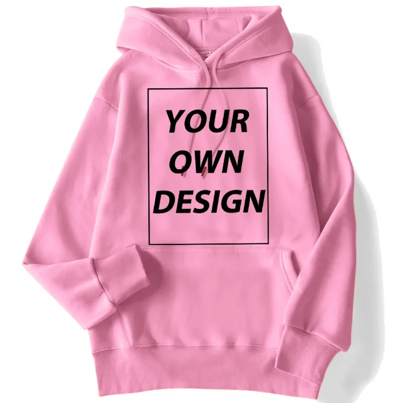Angepasst DIY Druck Männer Frau Herbst Winter Hoodies Casual Klassische Pullover Einfache Bequeme Streetwear Weiche Warme Sport Kleidung
