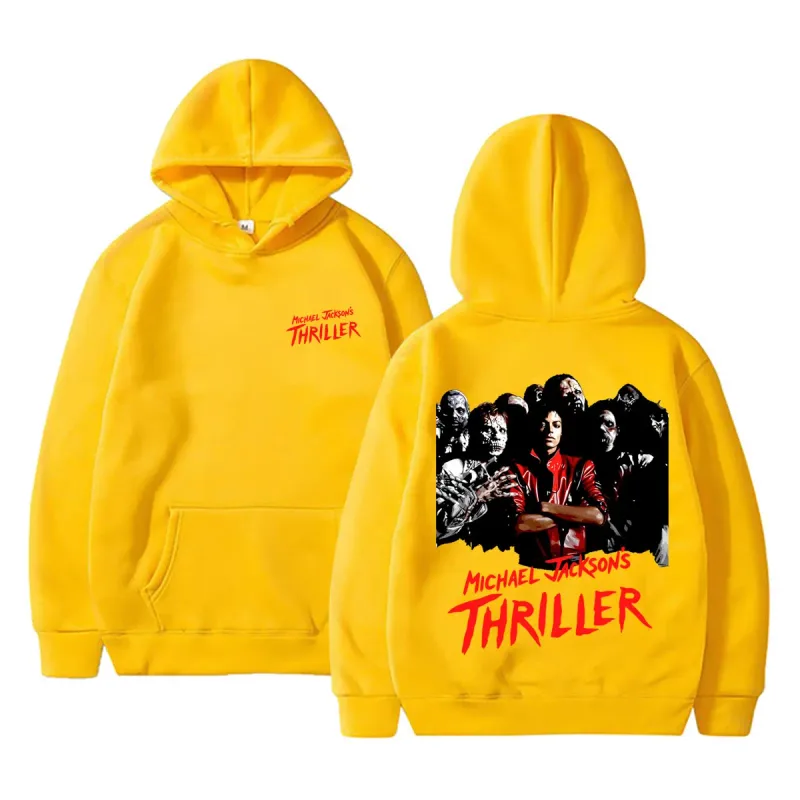 2026 new Classic Vintage Michael Jackson Thriller Hoodie Men Women Retro Gothic Rock Horror Sweatshirts Men's Punk Streetwear