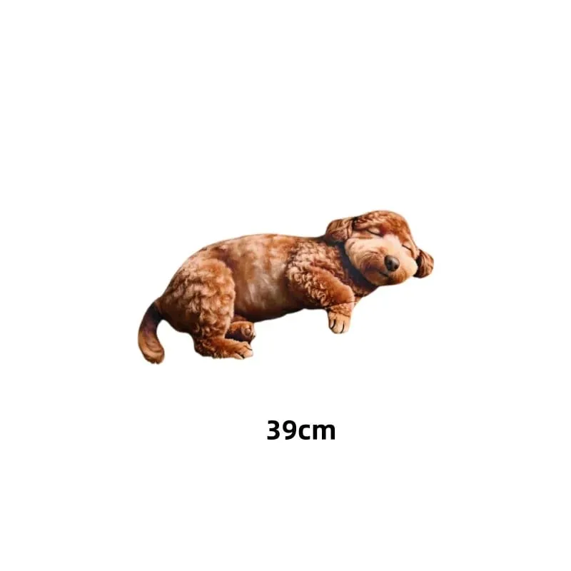 Simulated Animal Pillow Dog Cat Pig Cattle Plushies Toys Home Decor Toys Soft Sofa Cushion Throw Pillow Creative Birthday Gifts