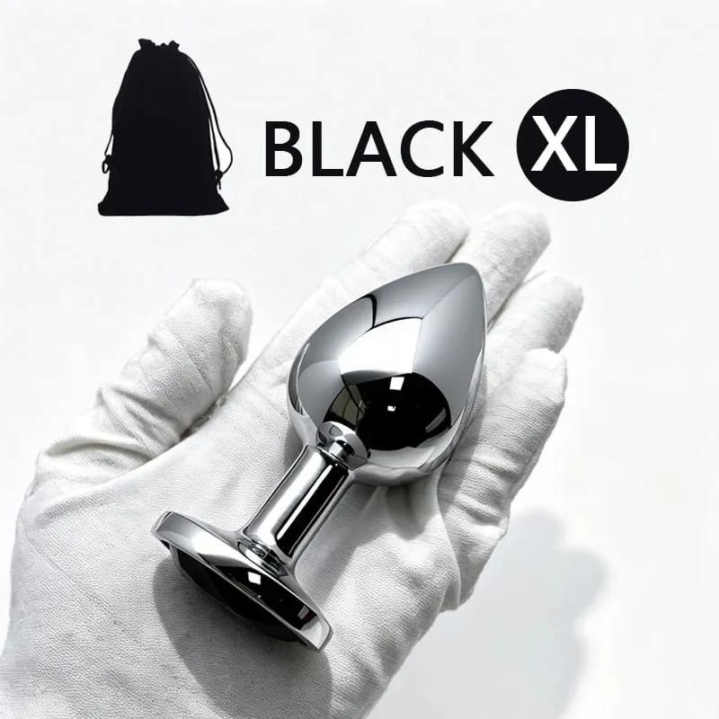 XS/S/M/L/XL Metal Anal Plug Butt Plug Sex Toy Butt Toy for Women Men Couples Adult Game Masturbator Anal Diamond Sex Toys