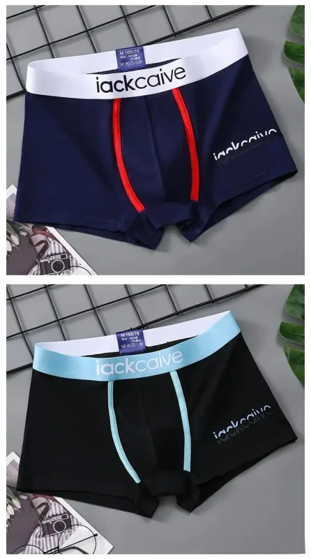 3Pcs Seluar Dalam Lelaki Kapas Seluar Dalam Lelaki Petinju Lelaki Bernafas Boxer Seluar Dalam Bercetak Seluar Dalam Selesa Seluar Dalam Lelaki M-3XL