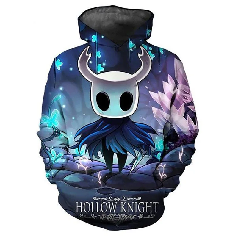 Hollow Knight Game 3D Print Hoodies Men Women Casual Fashion Oversized Sweatshirts Hoodie Harajuku Pullovers Tracksuit Clothing