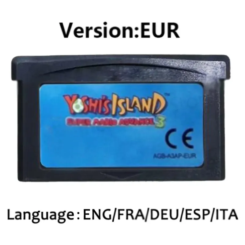 Wari0 32 Bit GBA Game Cartridge Kart Game Card Series EUR USA Version Video Game Card For GBA Portable Game Console