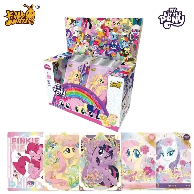 Genuine My Little Pony Card Rainbow Series Game Collection Card Cartoon Children Toy Surrounding Girl Gift Original Box