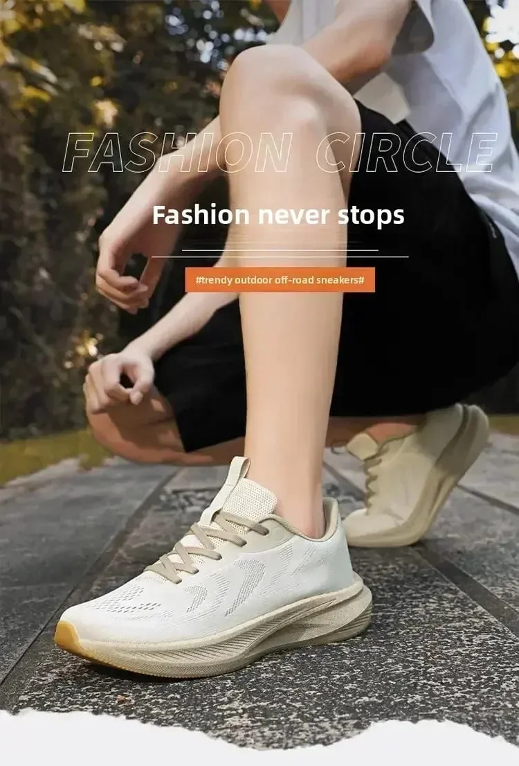 Men's Wide-Fit Running Shoes Comfort Walking Sneakers for Womens Unisex Breathable Mesh Anti-slip CushioningTraining Shoes