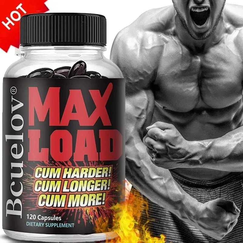 Men's Max Load Capsules - Supports Muscle Mass and Vitality Daily Immune Health Supplement Non-GMO
