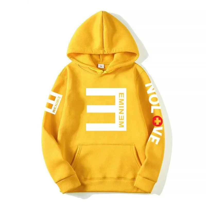 Eminem “No. 3” Tour Hoodie — Hip-Hop Streetwear / Unisex Harajuku-Style Sweatshirt (Autumn/Winter)
