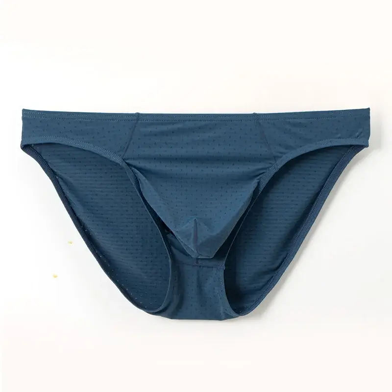 Quick Dry Briefs for Men Sexy Underwear Big U Pouch Mens Briefs Underpants Mesh Breathable Ropa Interior Hombre Slips Cuecas