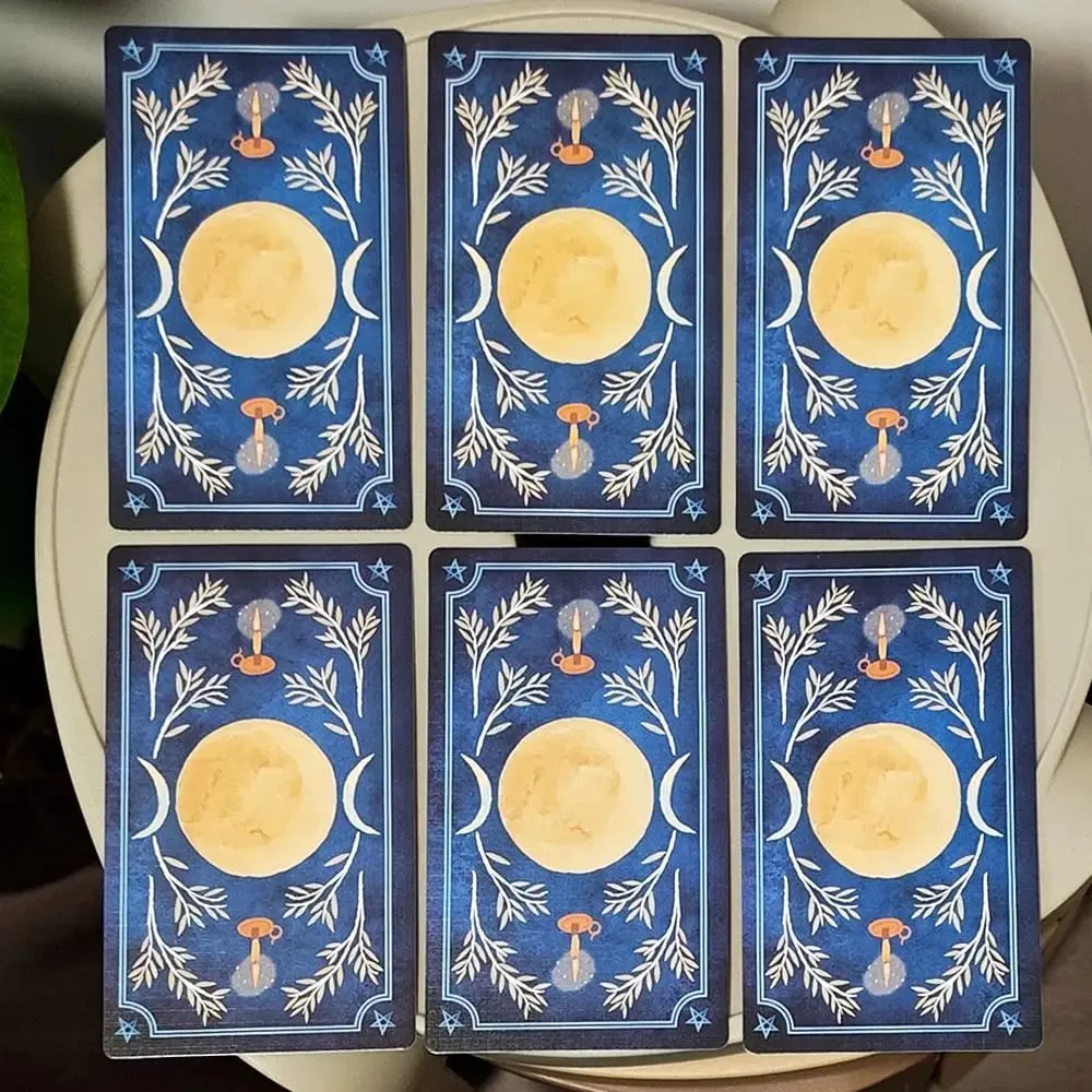 Seasons of The Witch: Winter Tarot Deck 12*7cm A Journey Through Yule and Imbolc 78 Cards Printed on Double-embossed Cardstock