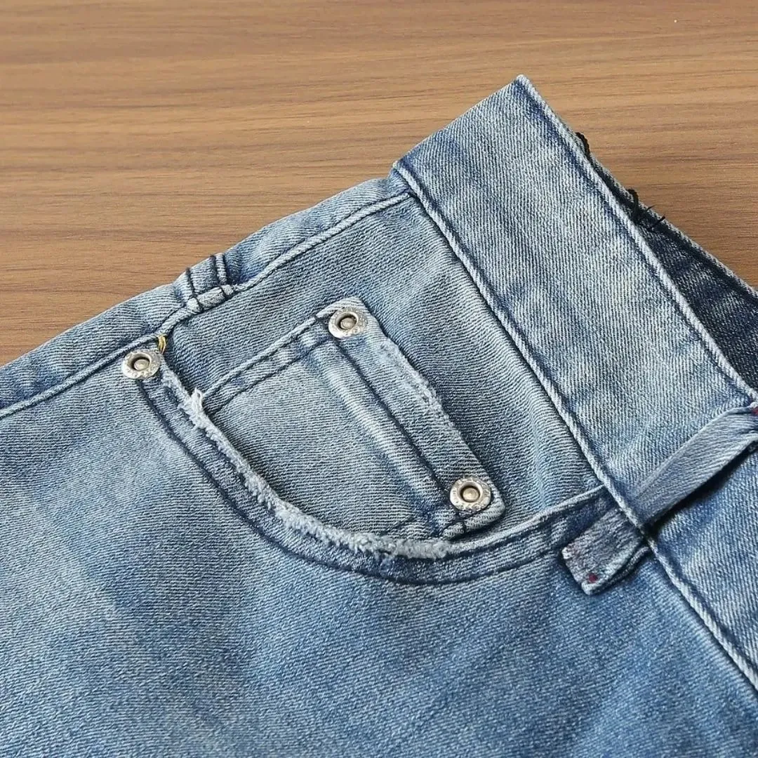 Kiten 13oz denim denim enzyme washed jeans