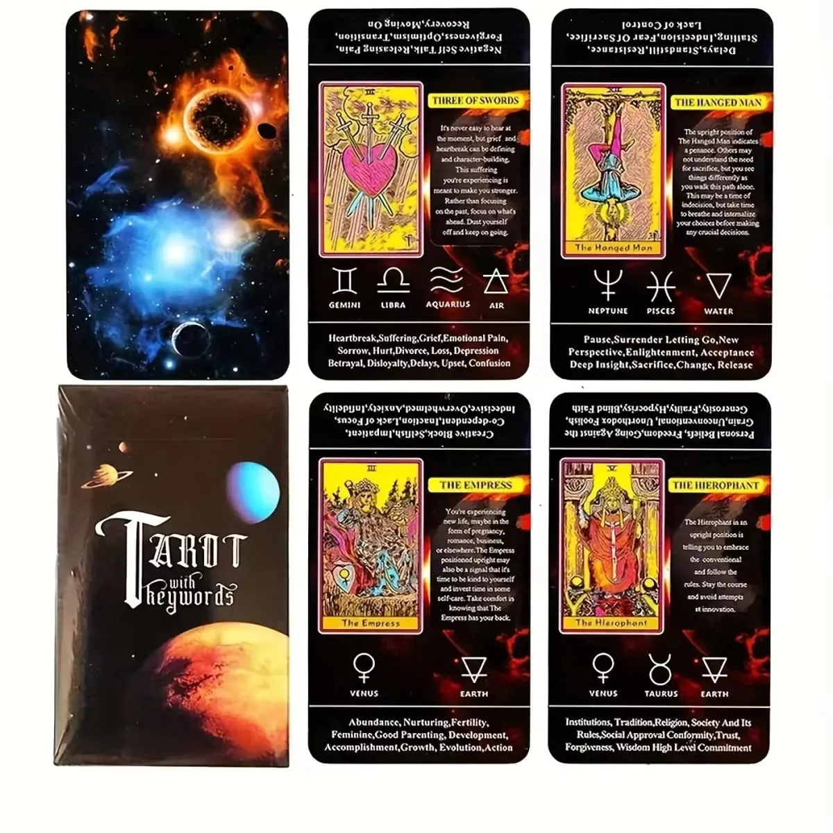 Universal Waite Tarot Deck Leisure Cards Games Party Table Game Friends Party Board Game Divination Fate Game Card